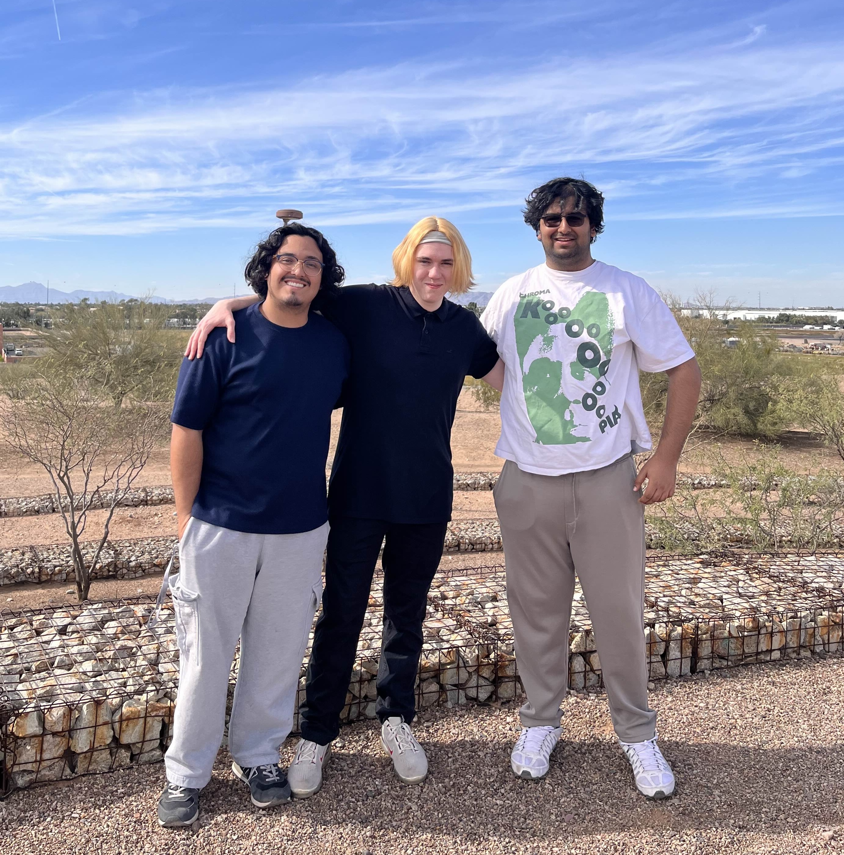 Group photo of the team